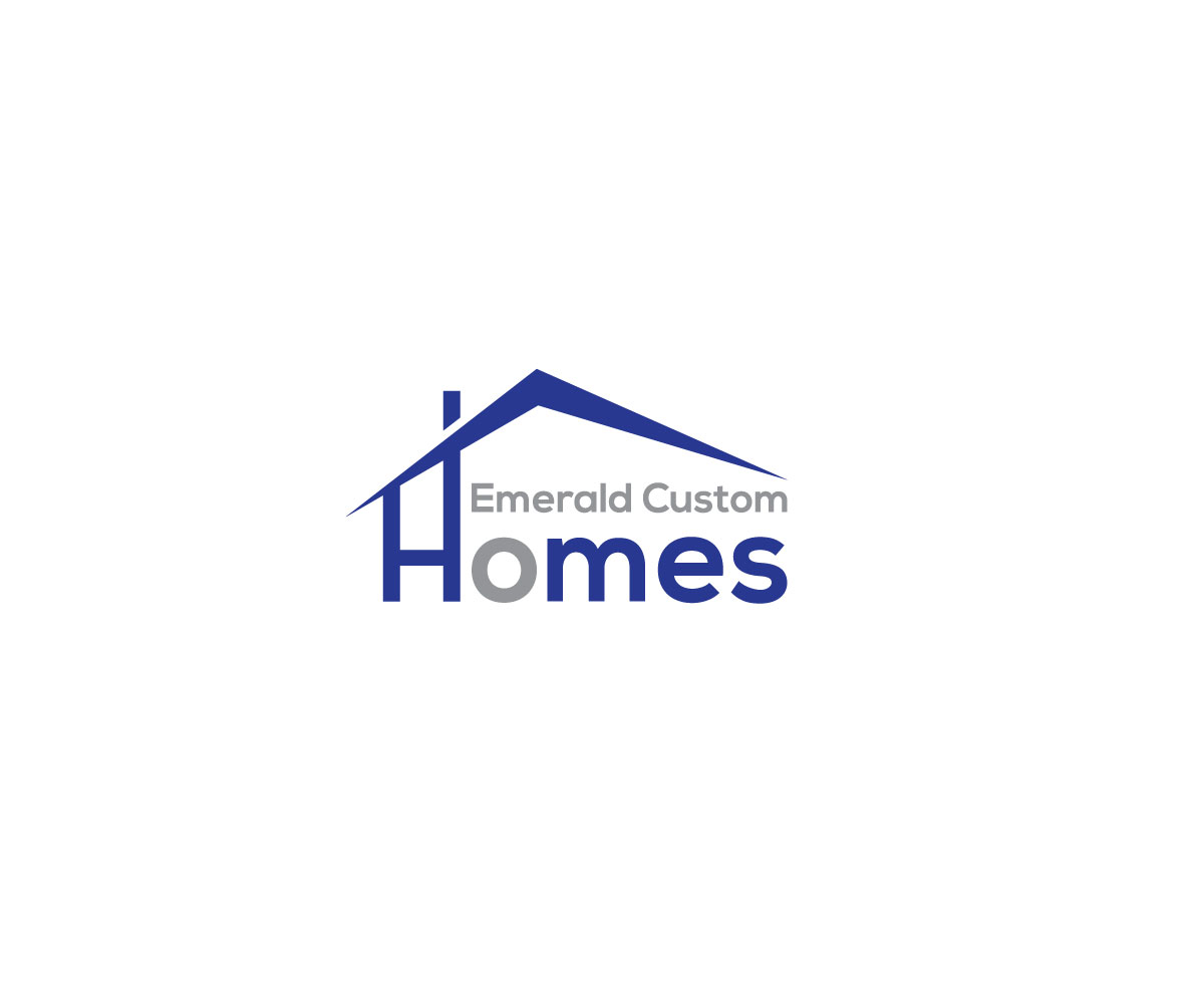 Logo Design by Rosaleen for Emerald Custom Homes | Design #19114069