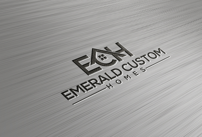 Logo-Design von headphone00 für Emerald Custom Homes | Design #19108684