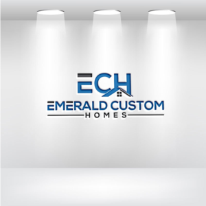 Logo Design by Malkuchulu for Emerald Custom Homes | Design: #19108774