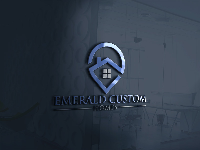 Logo Design by Top1 for Emerald Custom Homes | Design #19131246