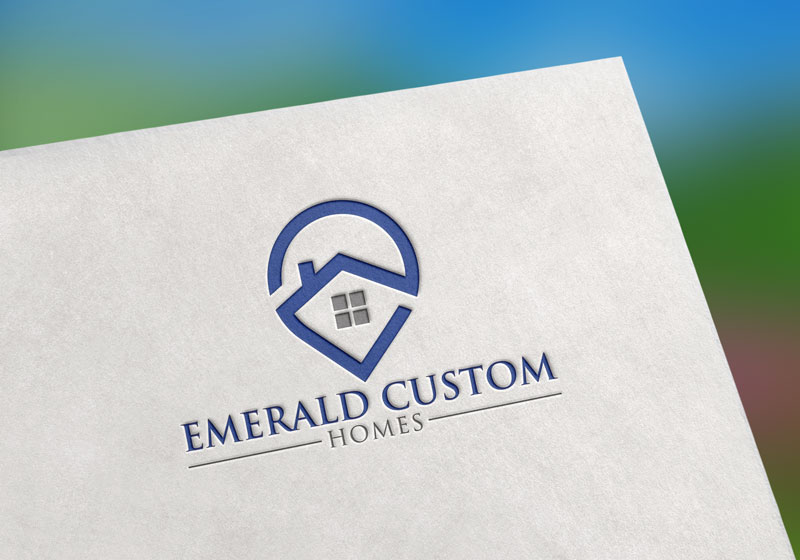 Logo Design by Top1 for Emerald Custom Homes | Design #19131247
