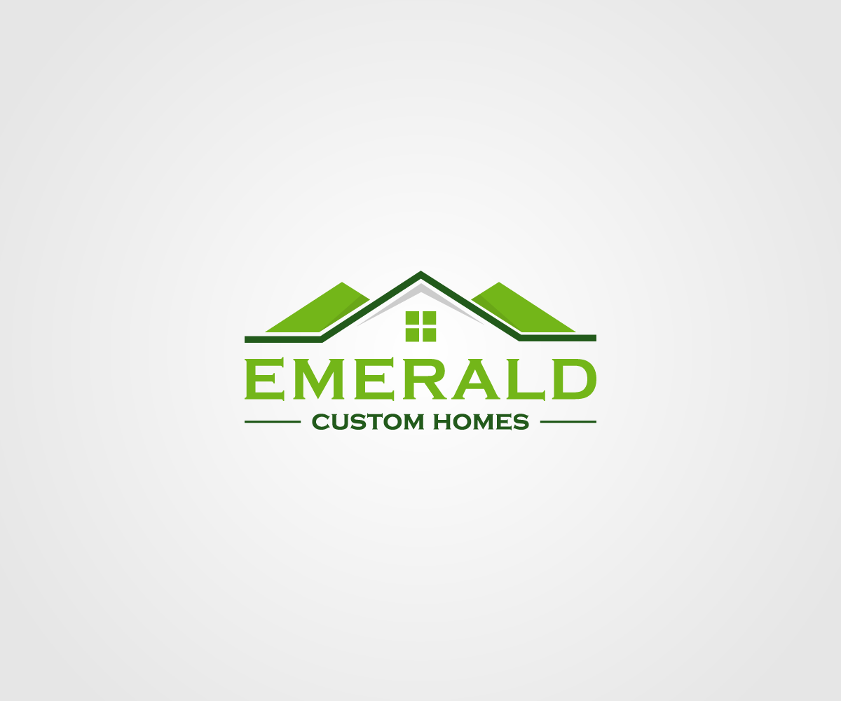 Logo Design by SoDezign for Emerald Custom Homes | Design #19141664