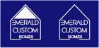 Logo Design by Keval shah for Emerald Custom Homes | Design #19101412