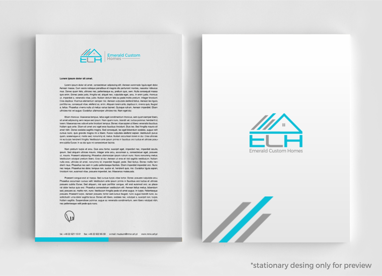 Diseño de Logo por GVisions para Emerald Custom Homes | Diseño #19103785