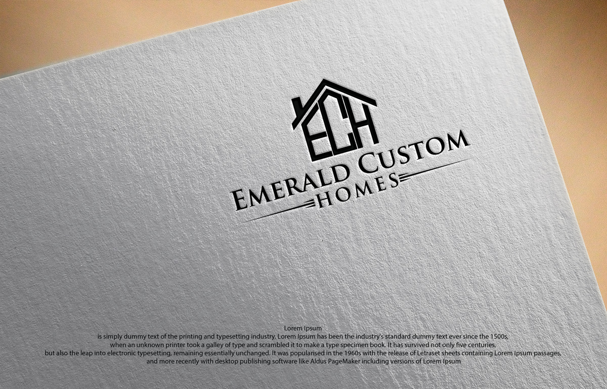 Design de Logo par Designs_Hubs pour Emerald Custom Homes | Design #19112470