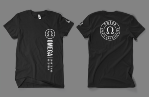 Omega sports and recovery first Tshirt drop! * | T-Shirt-Design von Barney Stinson