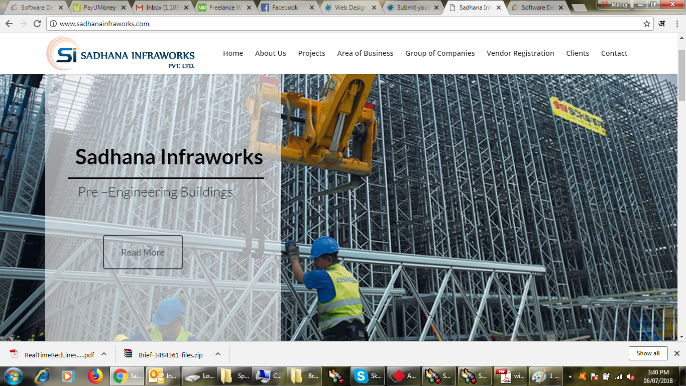 Web Design by GINFOSOFT for RealTimeRedLines | Design #19094503