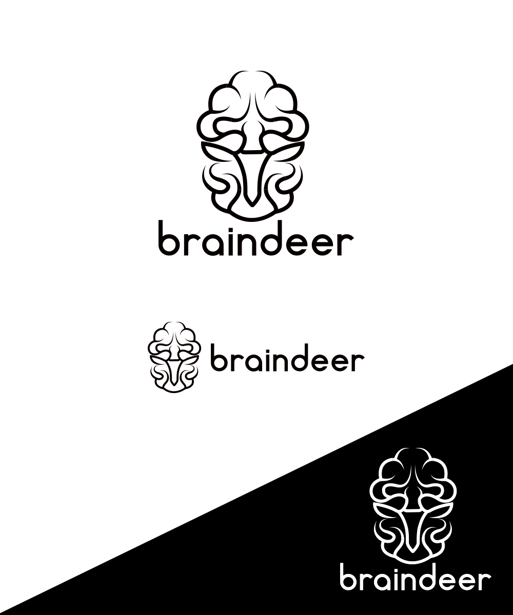 Logo Design by StudioD™ for Braindeer BVBA - BE0656.608.935 | Design #19057976