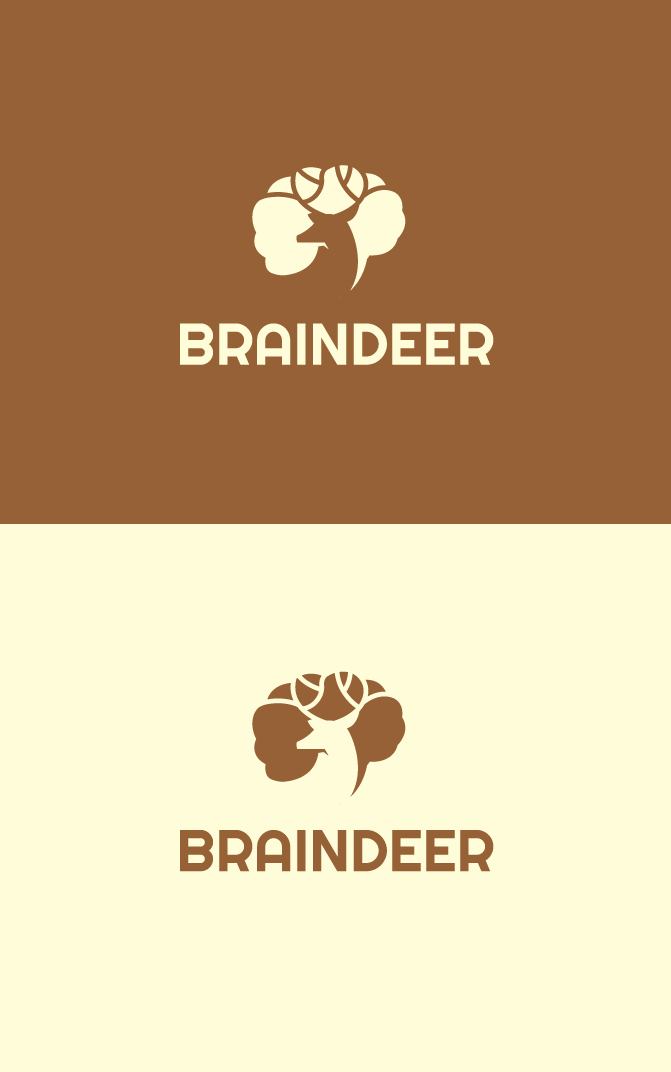 Logo Design by somani for Braindeer BVBA - BE0656.608.935 | Design #19054673
