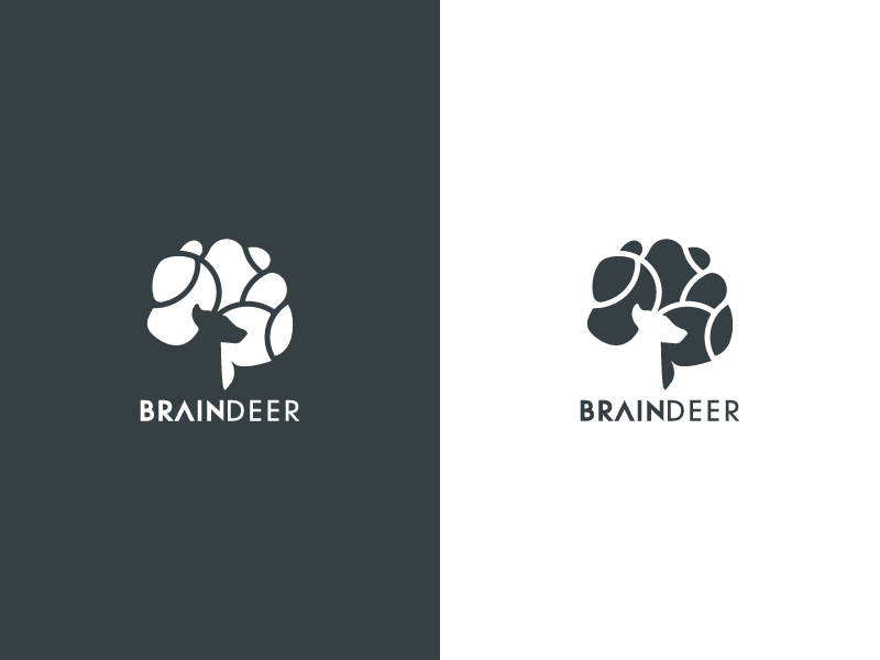Logo Design by eldweeny for Braindeer BVBA - BE0656.608.935 | Design #19052804