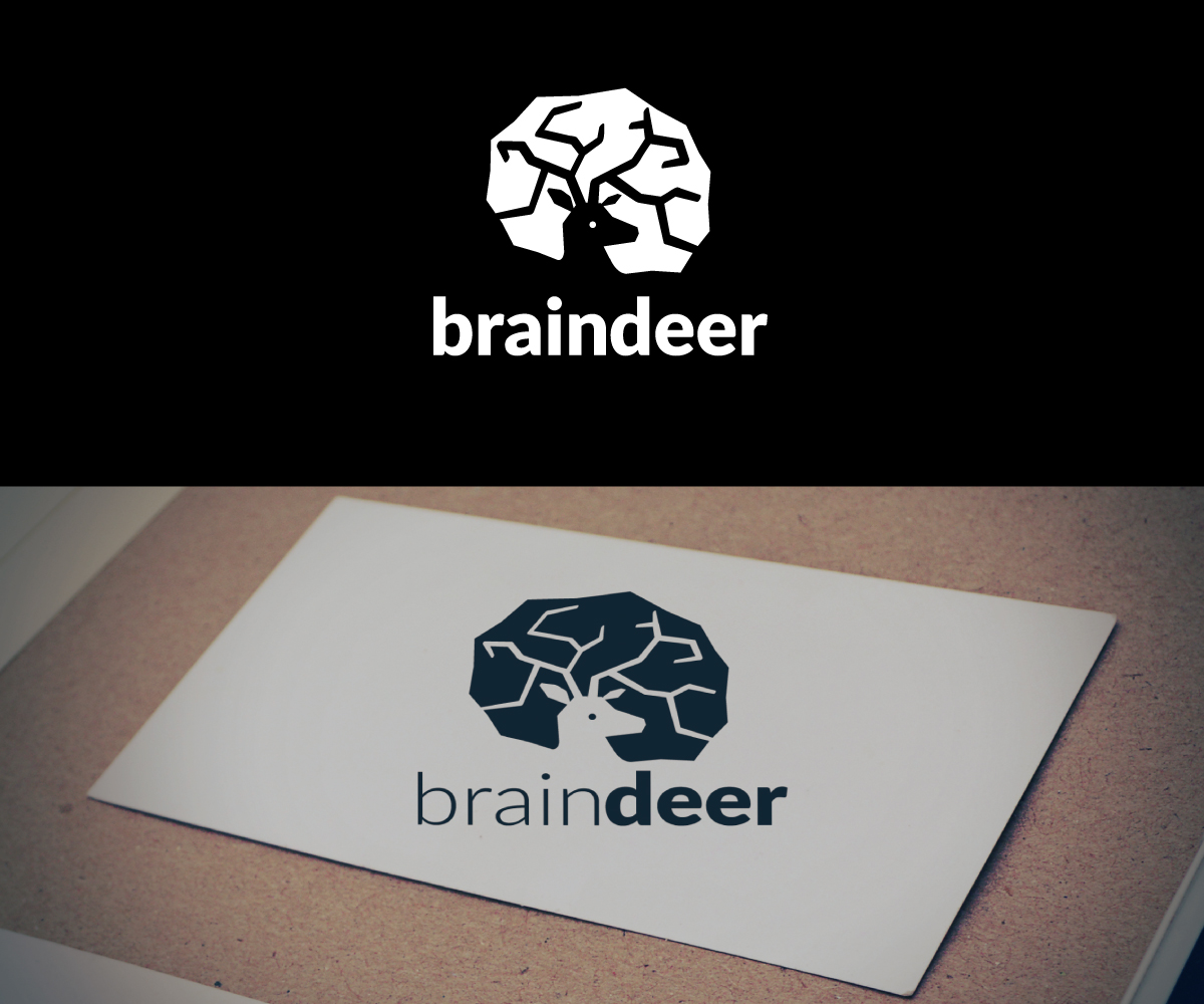 Logo Design by deemonn for Braindeer BVBA - BE0656.608.935 | Design #19085471