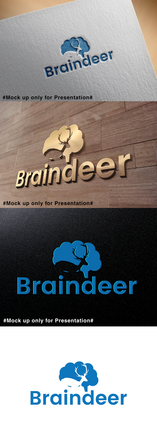 Logo Design by designmind78 for Braindeer BVBA - BE0656.608.935 | Design #19066768