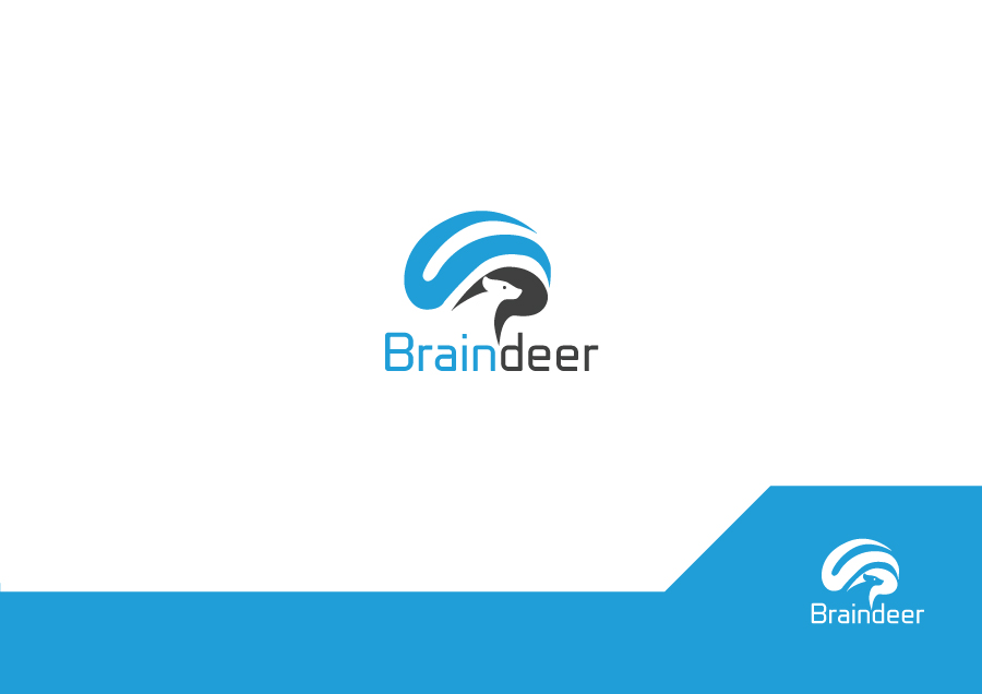 Logo Design by M - D e s i g n for Braindeer BVBA - BE0656.608.935 | Design #19083998