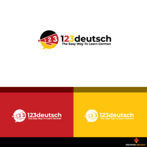 The easy way to learn German. | Diseño de Logo por Graphic Bricks