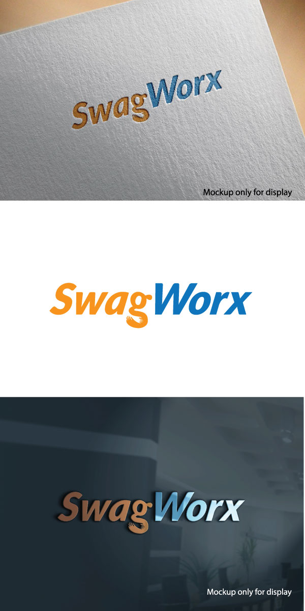 Playful, Modern Logo Design for SwagWorx by SUZANA 01 | Design #19069111