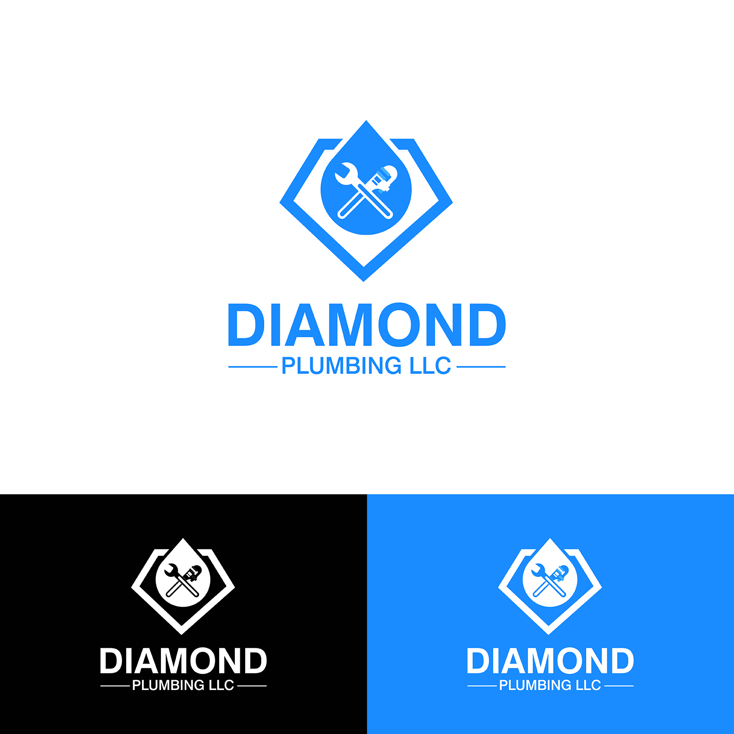 Diseño de Logo por Khalid Mehmood para Diamond Plumbing LLC | Diseño #19105065