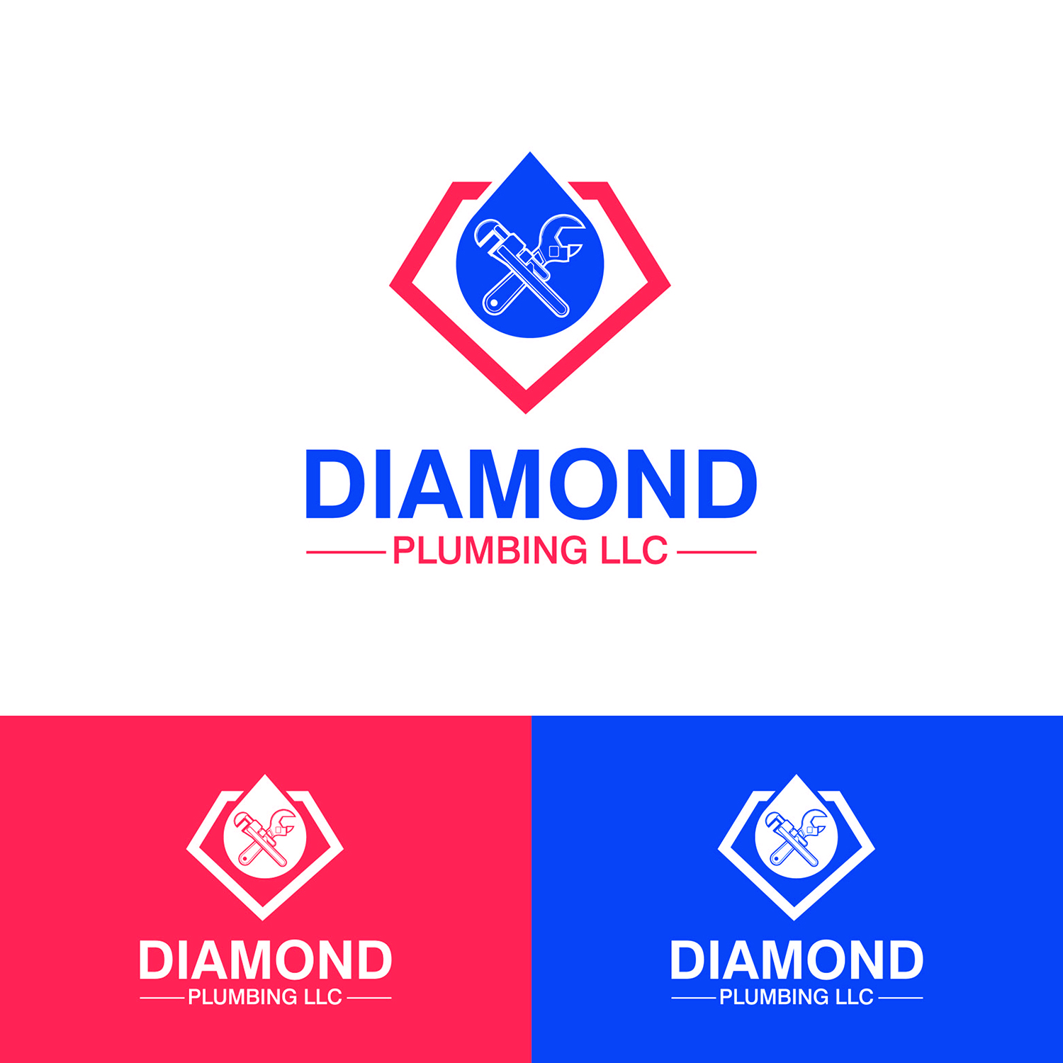 Diseño de Logo por Khalid Mehmood para Diamond Plumbing LLC | Diseño #19105730
