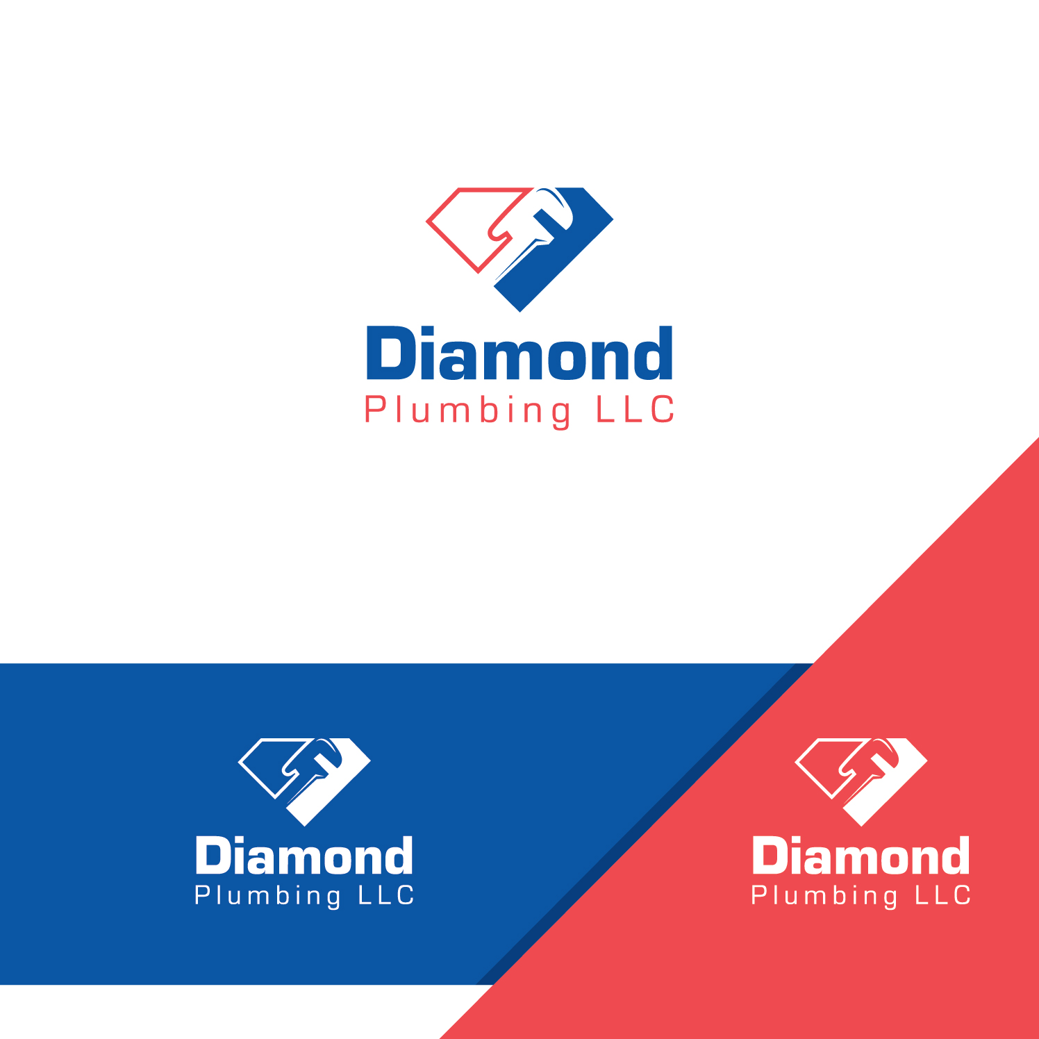 Logo Design by Deziners Zone for Diamond Plumbing LLC | Design #19058380