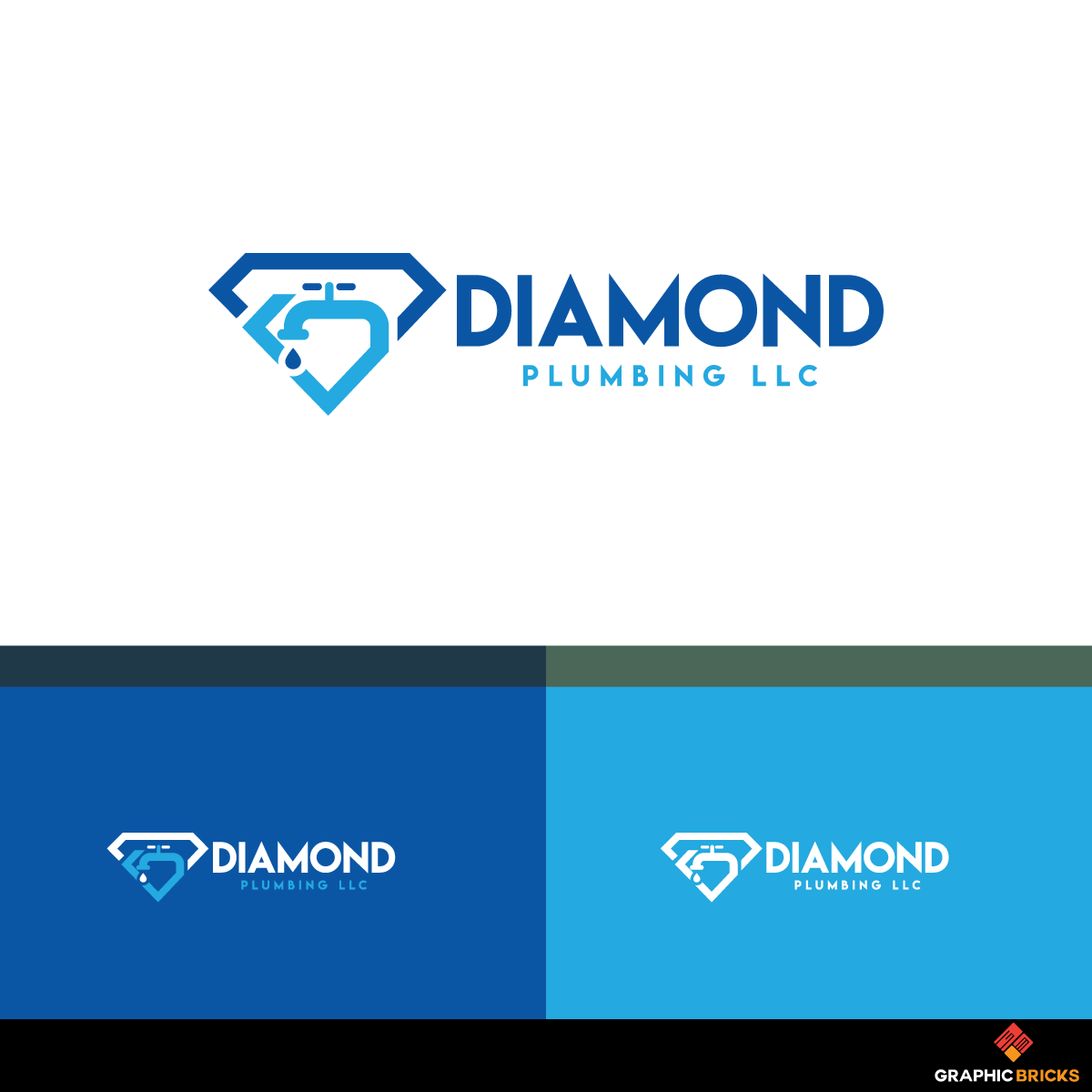 Design de Logo par Graphic Bricks pour Diamond Plumbing LLC | Design #19057580