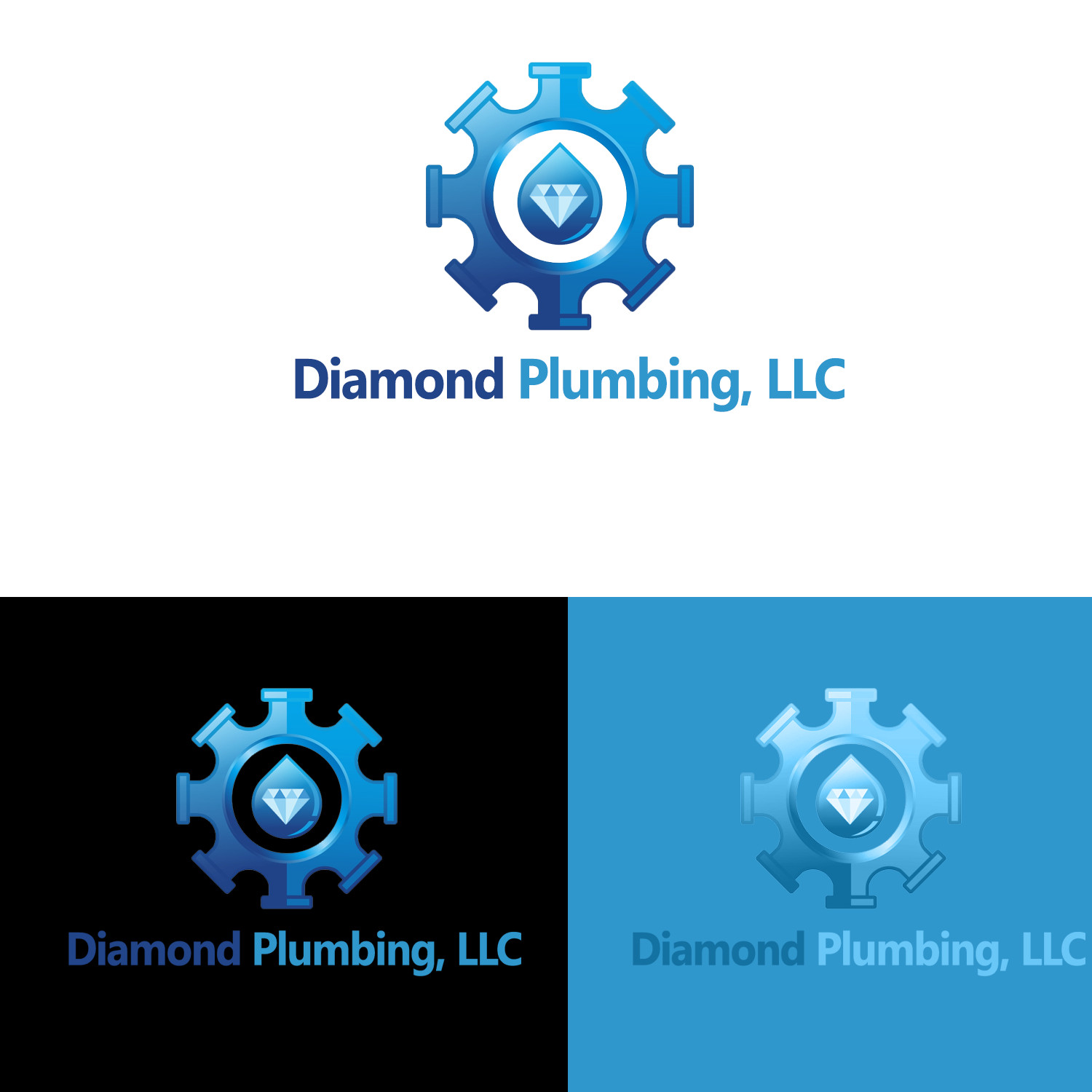 Logo Design by Med Hed for Diamond Plumbing LLC | Design #19113971