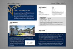 New Corporate Retirement Village Brochure Template | Grafik-Design von MDesigns ™