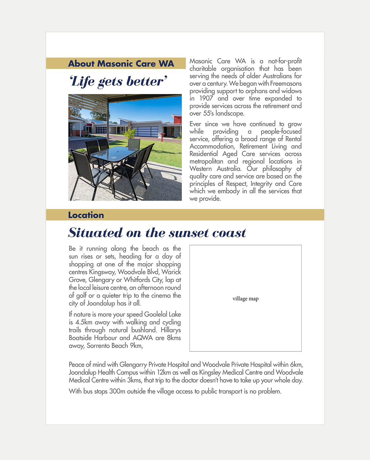 Graphic Design by senja for Masonic Care WA | Design #19067554