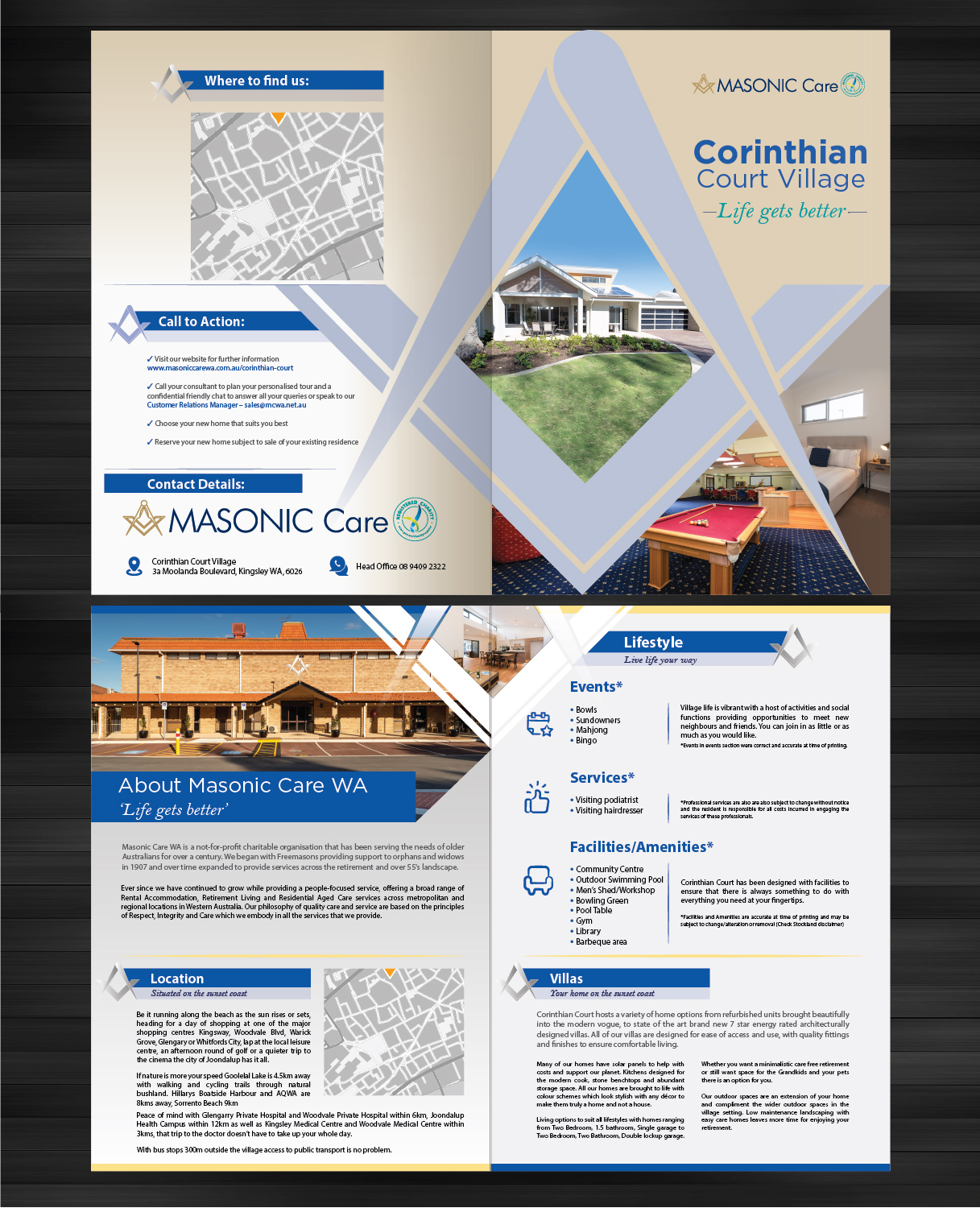 Graphic Design by MrColiArtist for Masonic Care WA | Design #19110388