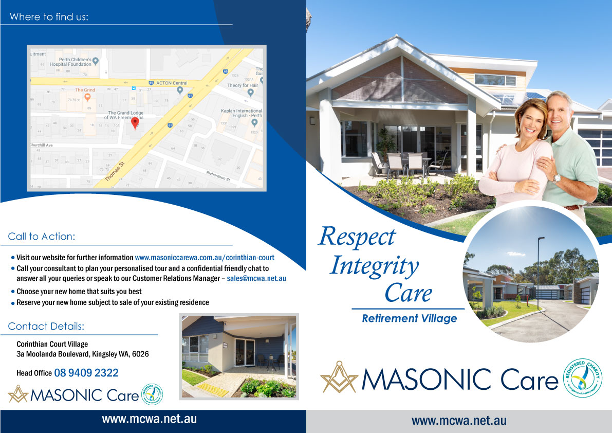 Graphic Design by Parul for Masonic Care WA | Design #19085284