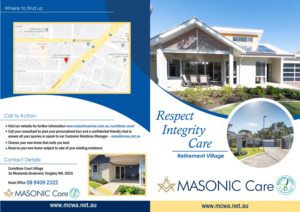 Graphic Design by Parul for Masonic Care WA | Design: #19085313