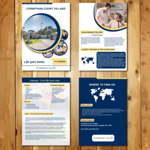 New Corporate Retirement Village Brochure Template | Grafik-Design von Anekaa