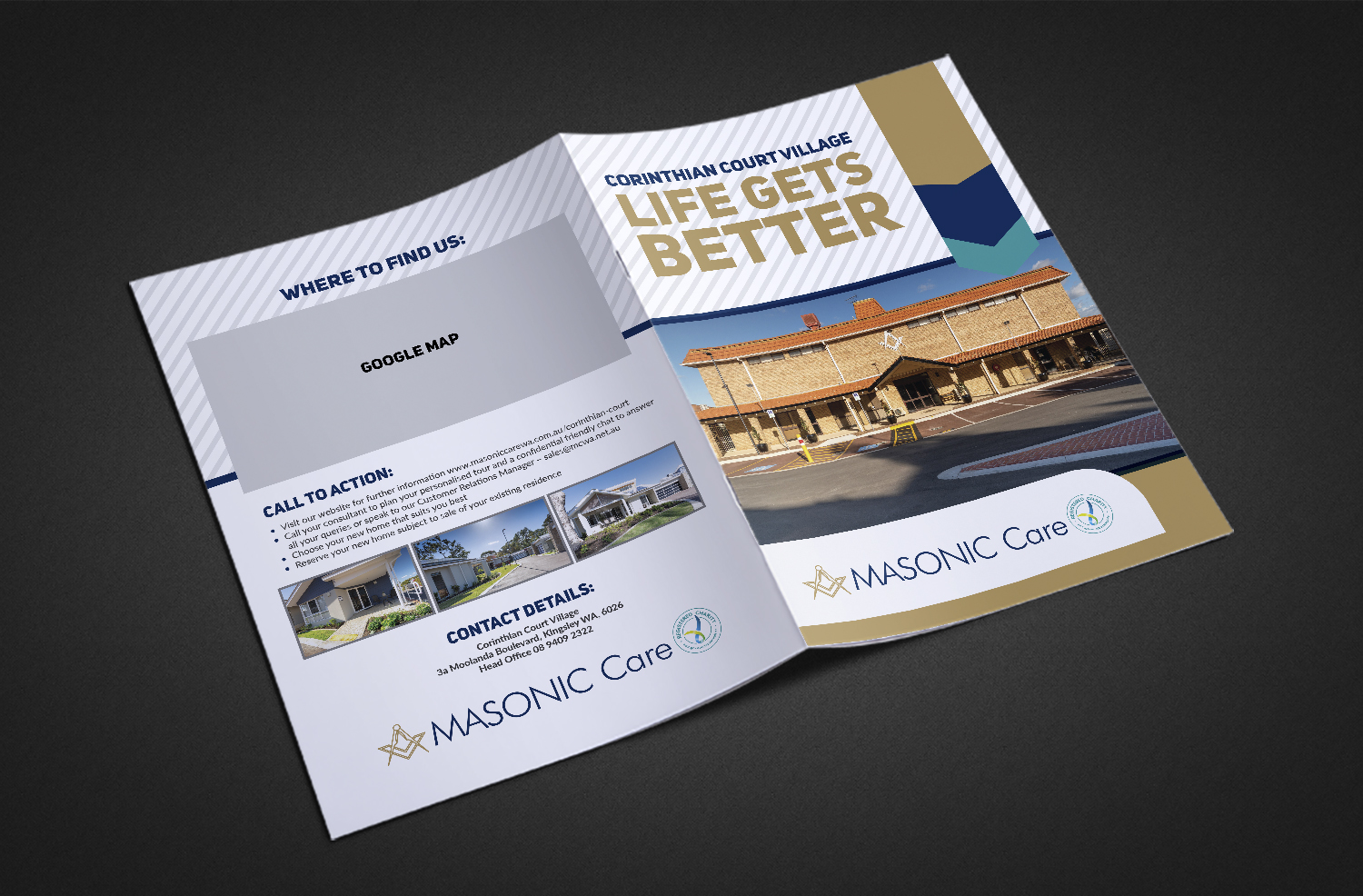 Grafik-Design von Deziners Zone für Masonic Care WA | Design #19058893