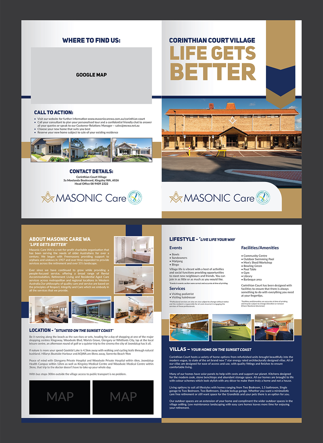 Grafik-Design von Deziners Zone für Masonic Care WA | Design #19084719