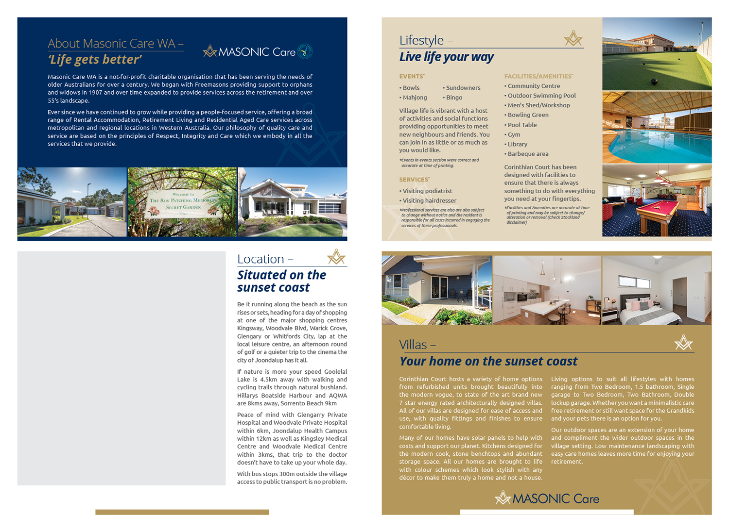 Grafik-Design von em.design für Masonic Care WA | Design #19066828