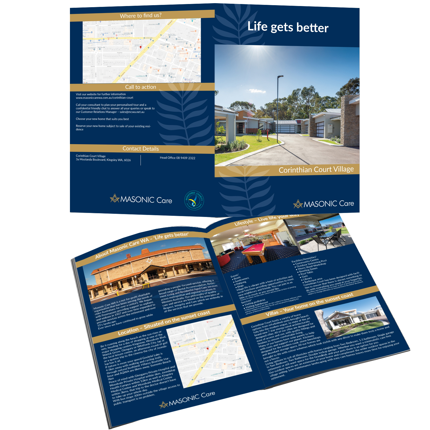Graphic Design by Tokaa for Masonic Care WA | Design #19057688