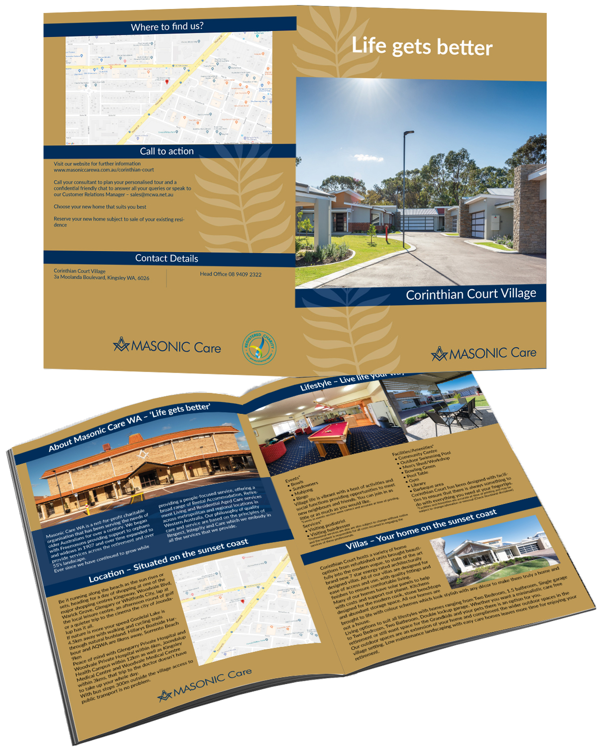 Graphic Design by Tokaa for Masonic Care WA | Design #19057705