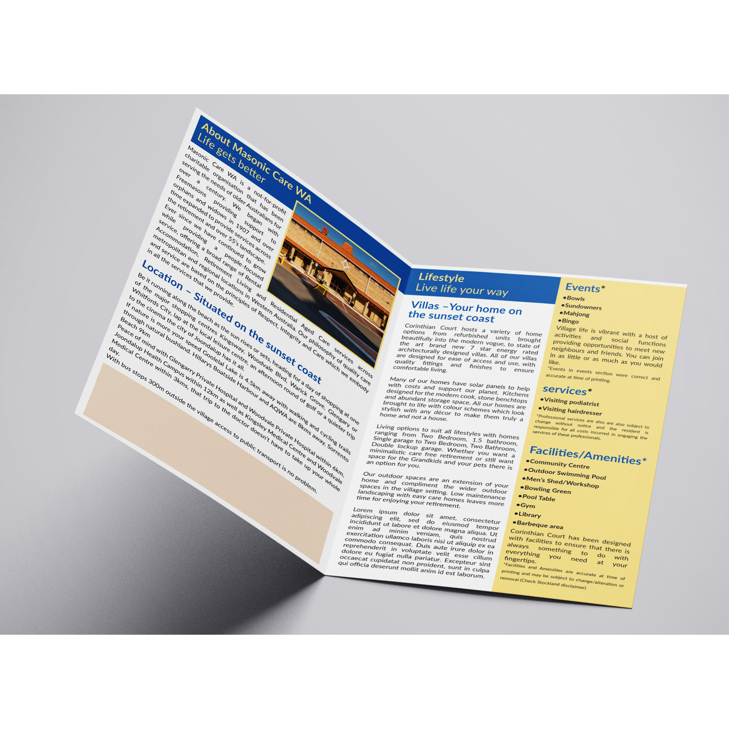 Grafik-Design von Nazrul252 für Masonic Care WA | Design #19064113