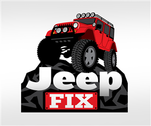 Logo Design by Allen Mercer for JeepFix | Design #3001445