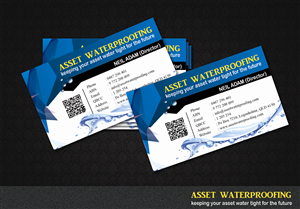 Design de Carte de Visite par DoTCoM pour Asset Waterproofing | Design #2858959