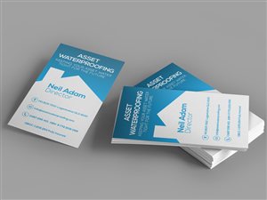 Diseño de Tarjeta de Presentación por Vinchi para Asset Waterproofing | Diseño: #2857786