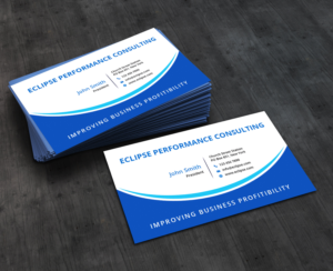 Visitenkarten-Design von AbyJohns für Eclipse Business Consulting | Design: #19086770