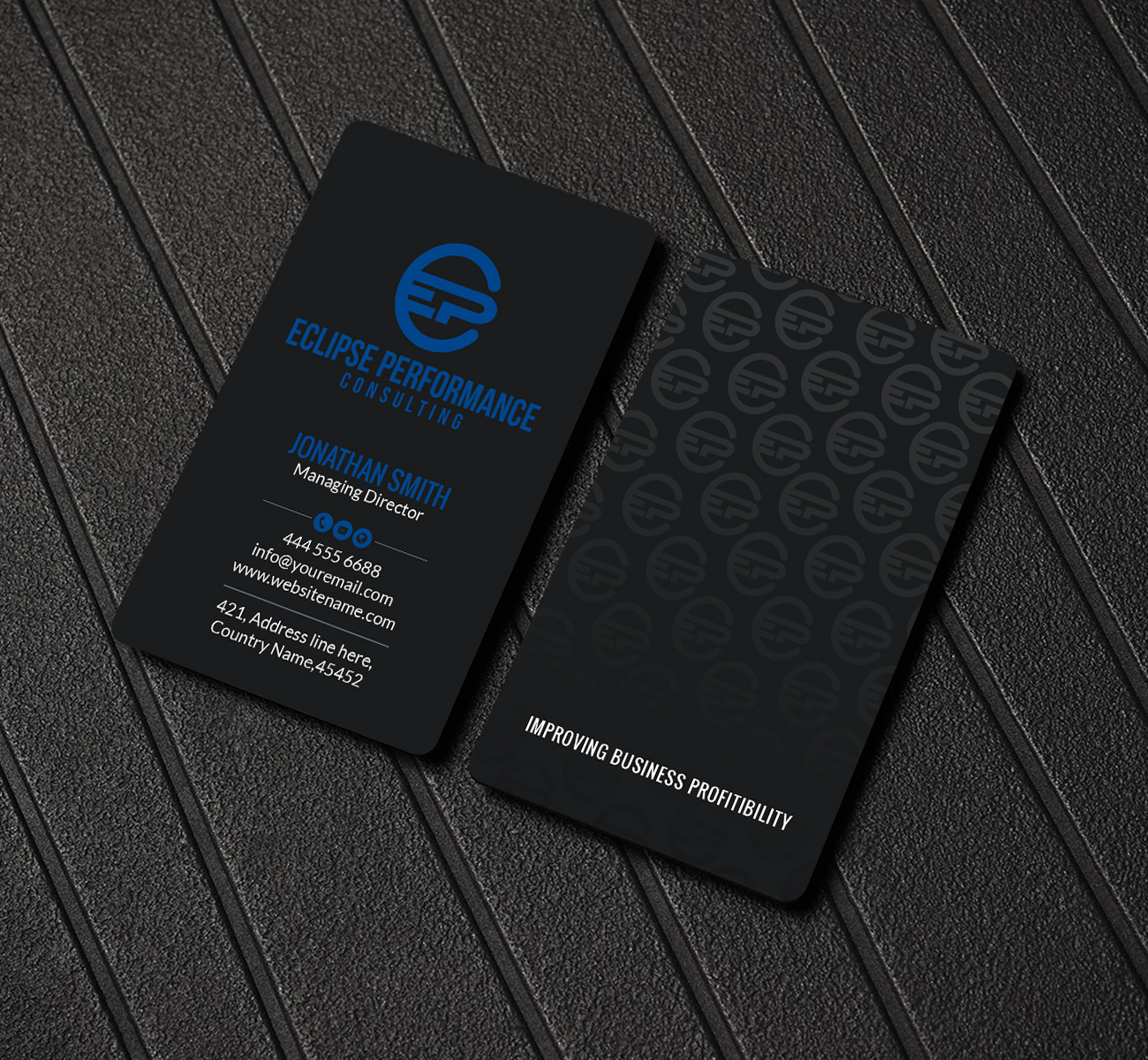 Visitenkarten-Design von Creations Box 2015 für Eclipse Business Consulting | Design #19089788