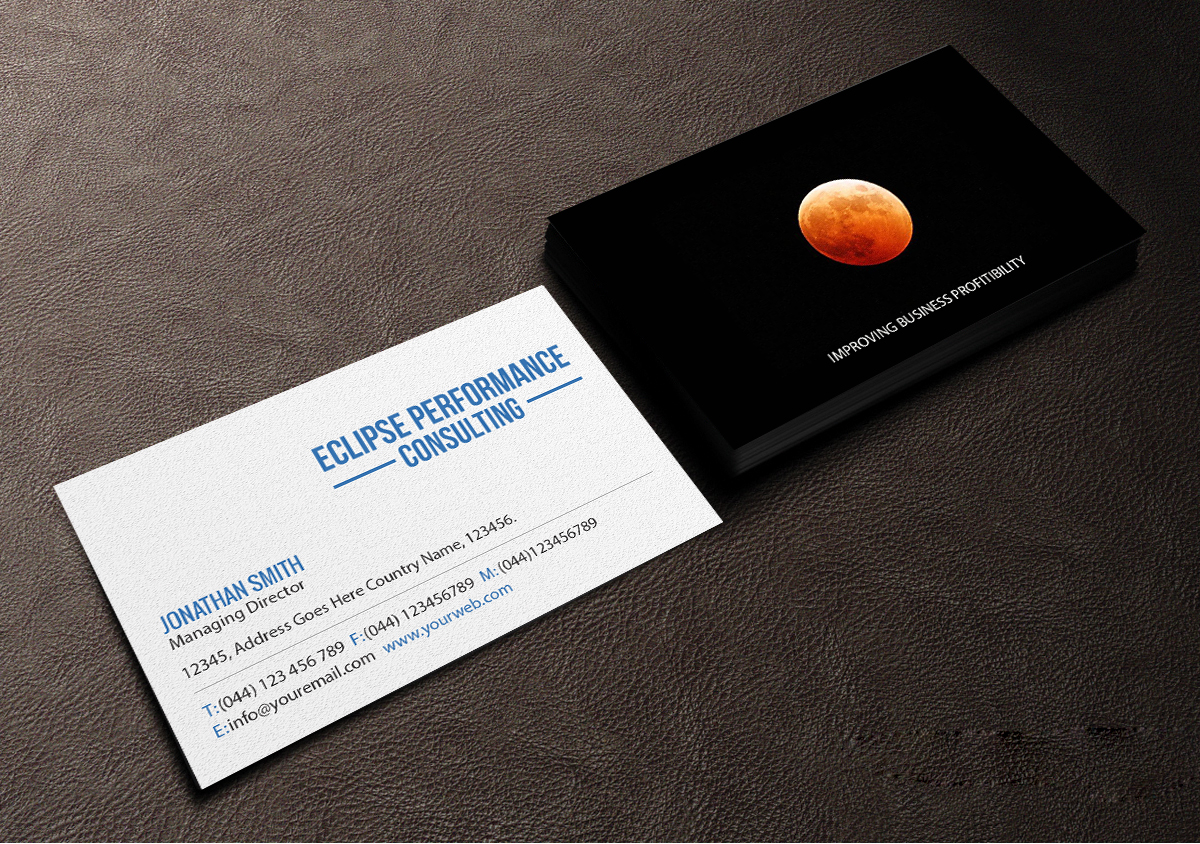 Business Card Design by Creations Box 2015 for Eclipse Business Consulting | Design #19089790