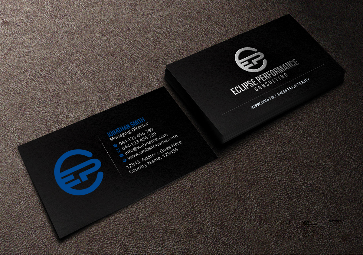 Diseño de Tarjeta de Presentación por Creations Box 2015 para Eclipse Business Consulting | Diseño #19089791