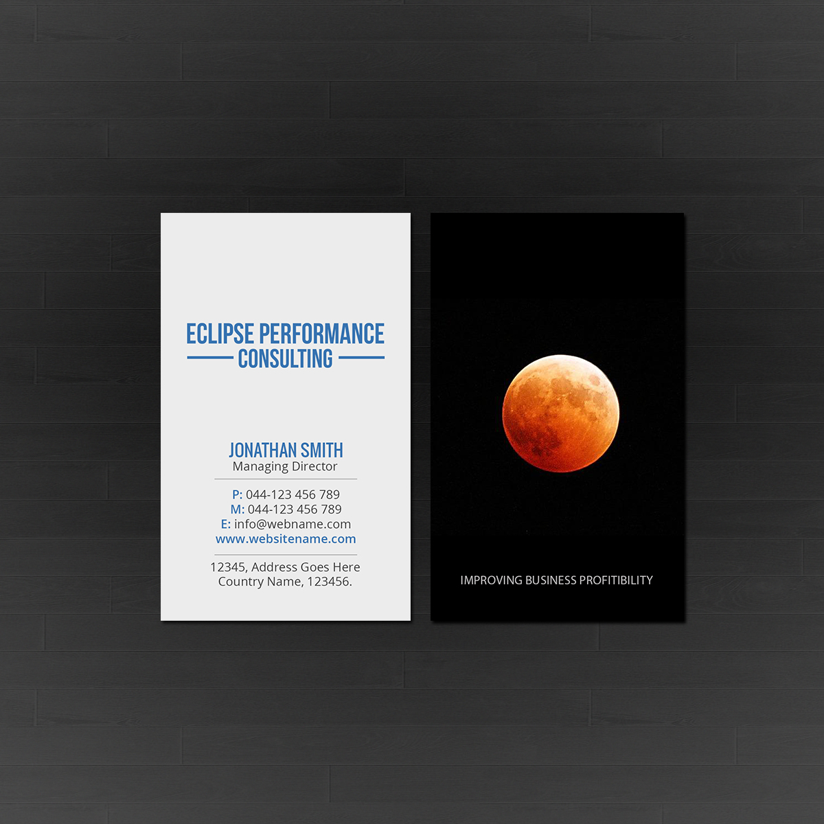 Visitenkarten-Design von Creations Box 2015 für Eclipse Business Consulting | Design #19089799