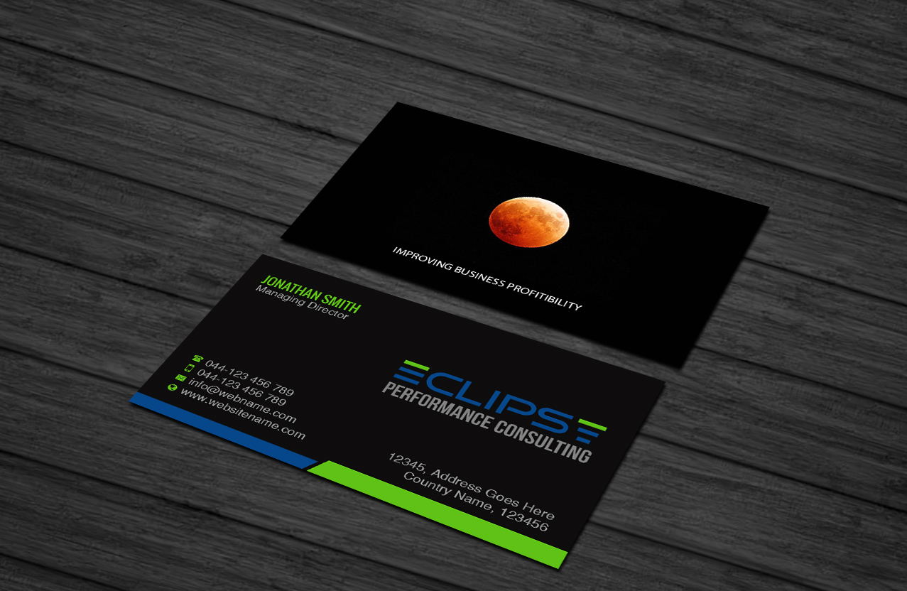 Diseño de Tarjeta de Presentación por Creations Box 2015 para Eclipse Business Consulting | Diseño #19089811