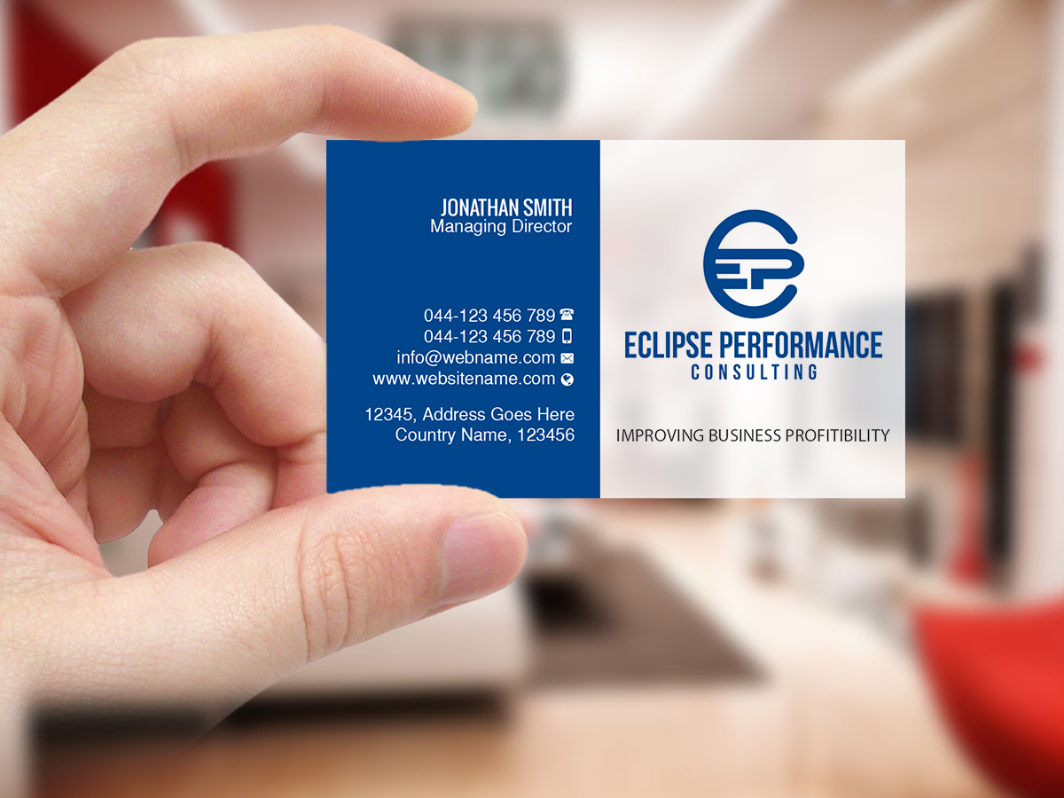 Visitenkarten-Design von Creations Box 2015 für Eclipse Business Consulting | Design #19089812