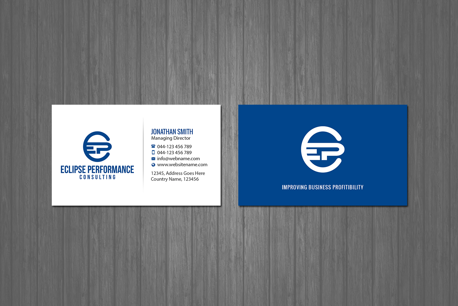 Visitenkarten-Design von Creations Box 2015 für Eclipse Business Consulting | Design #19089814