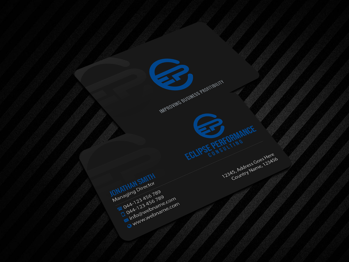 Diseño de Tarjeta de Presentación por Creations Box 2015 para Eclipse Business Consulting | Diseño #19089815