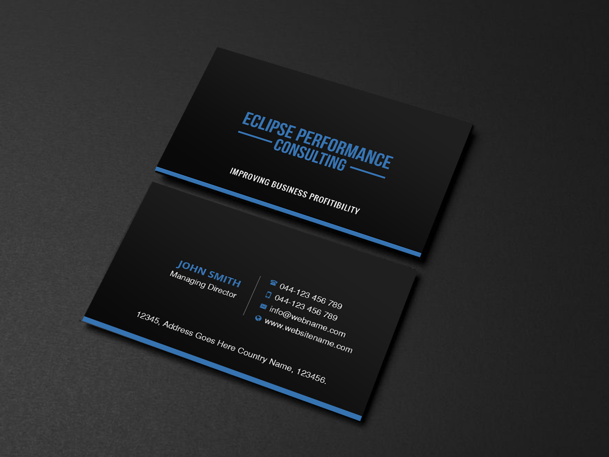 Business Card Design by Creations Box 2015 for Eclipse Business Consulting | Design #19089847