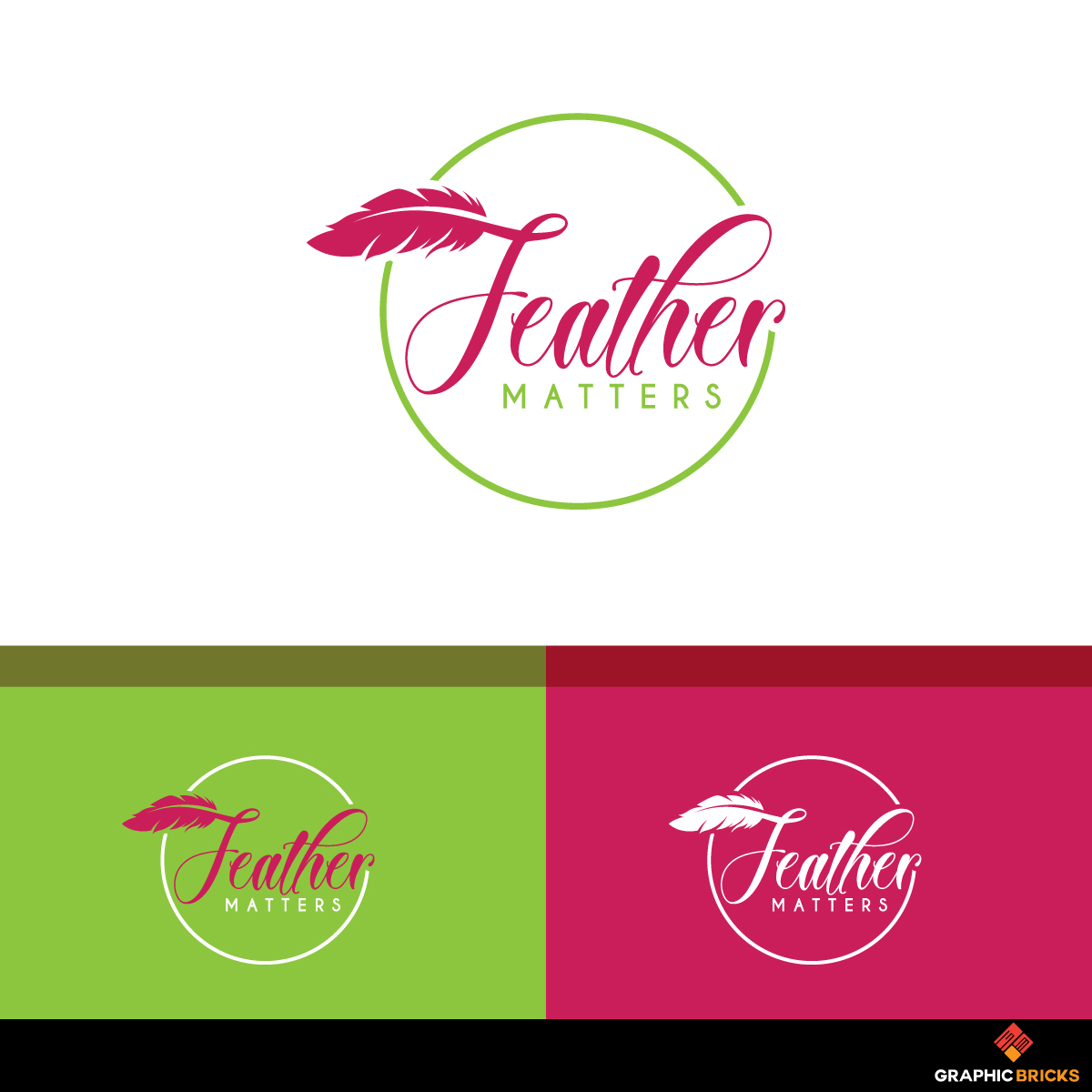 Logo Design by Graphic Bricks for Feather Matters | Design #19075995